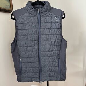Rhoback Fulton Performance Golf Vest in Grey Size Medium